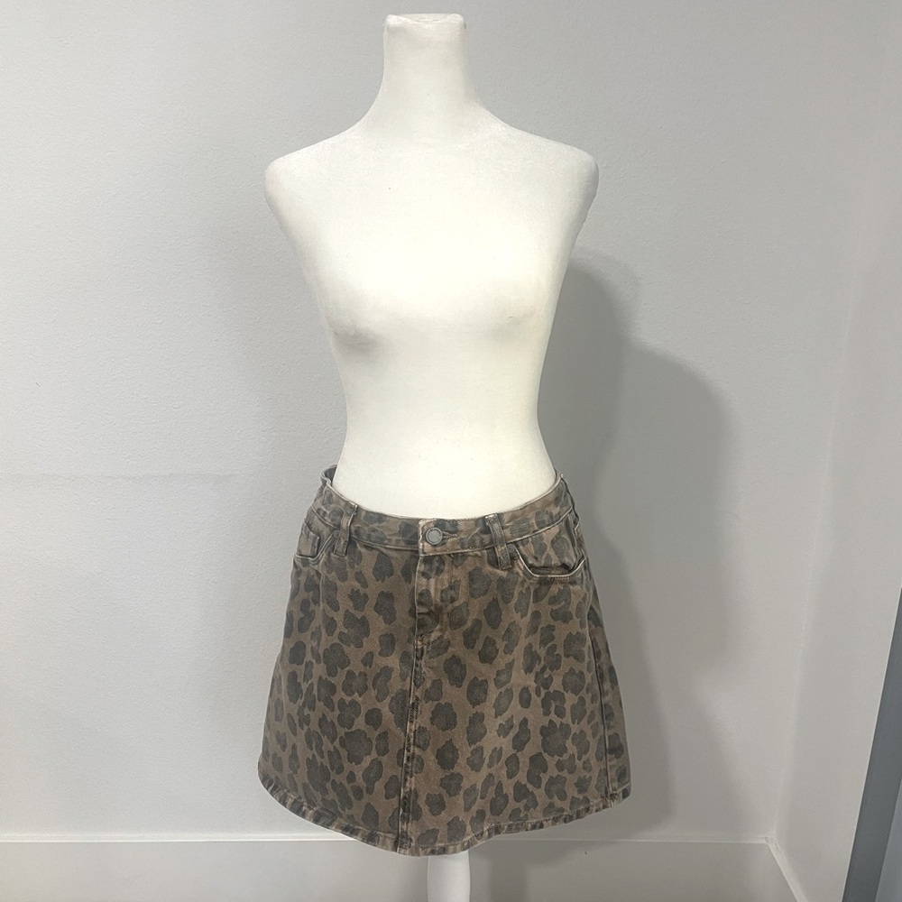 Leopard Print Women's Skirt